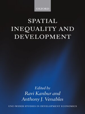 cover image of Spatial Inequality and Development